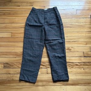 Lined wool pants